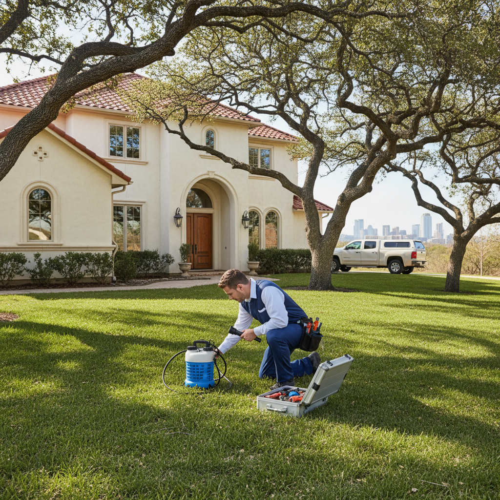 Austin Pest Control technician